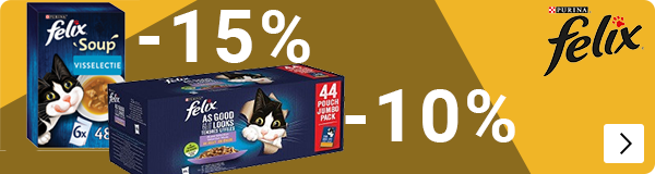 Felix  natvoer 10% en soup 15% CAT
